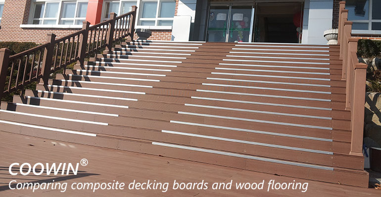 Comparando placas de deck compostas e pisos de madeira | material de deck composto